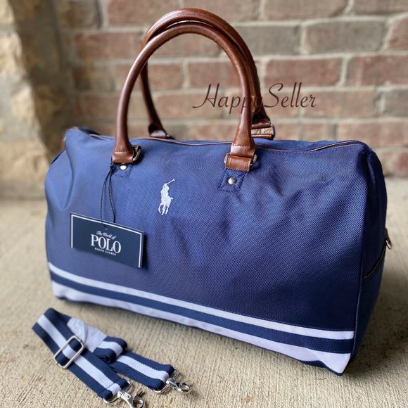 RALPH LAUREN POLO DUFFEL BAG HOLDALL WEEKENDER NEW